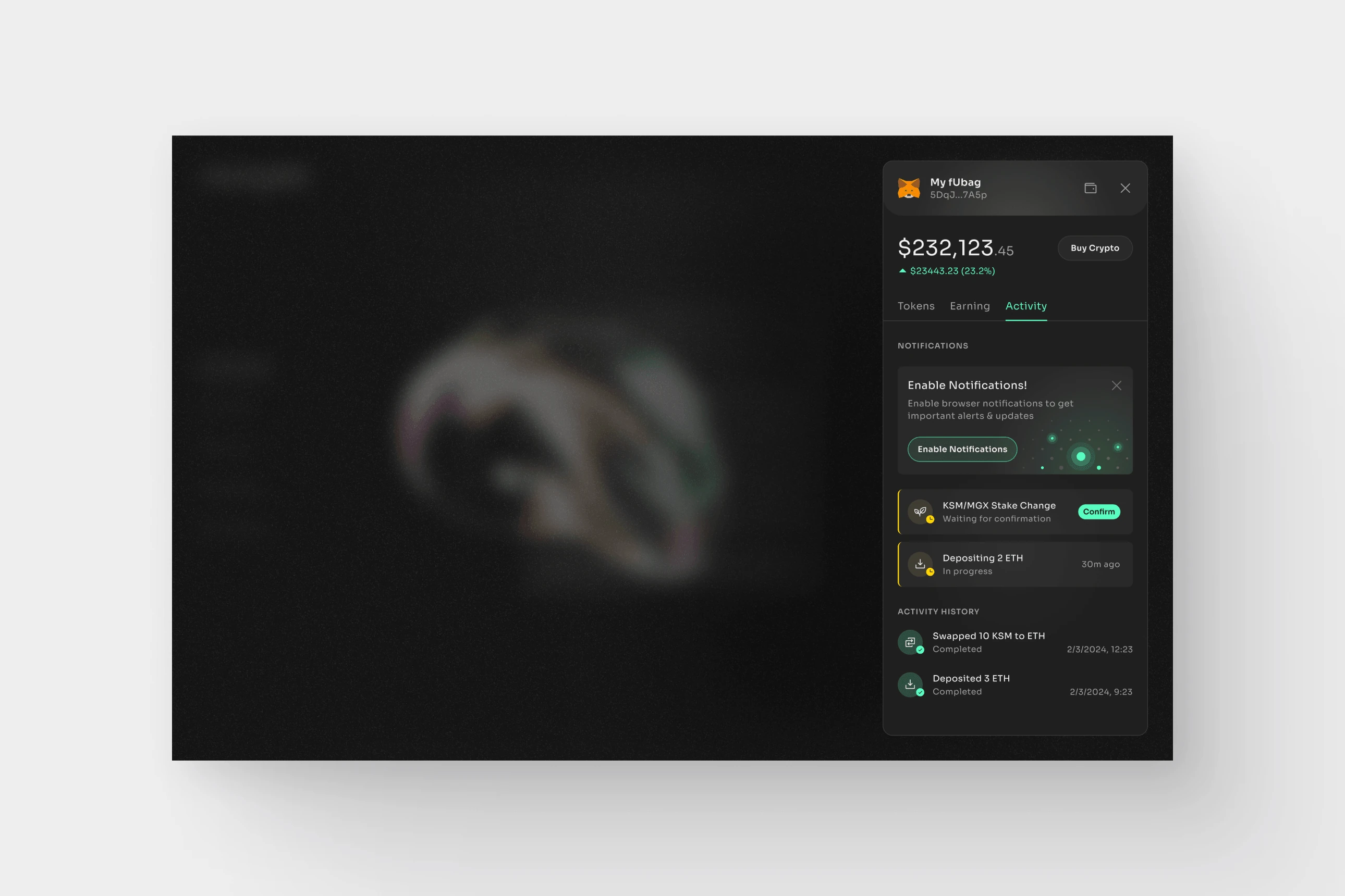 Mangata Project Screenshot